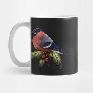 Holiday Bird Eurasian Bullfinch Mug